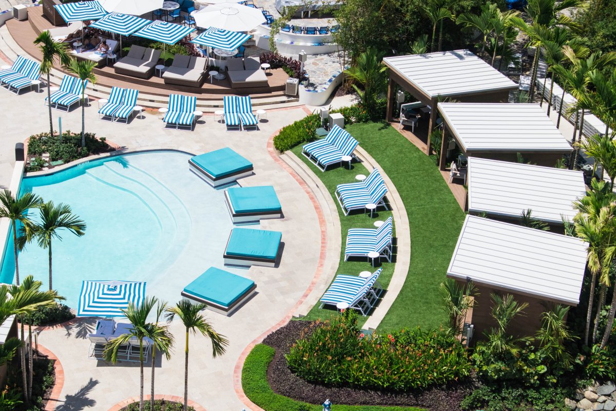 Zona de piscinas del Hotel Fairmont El San Juan