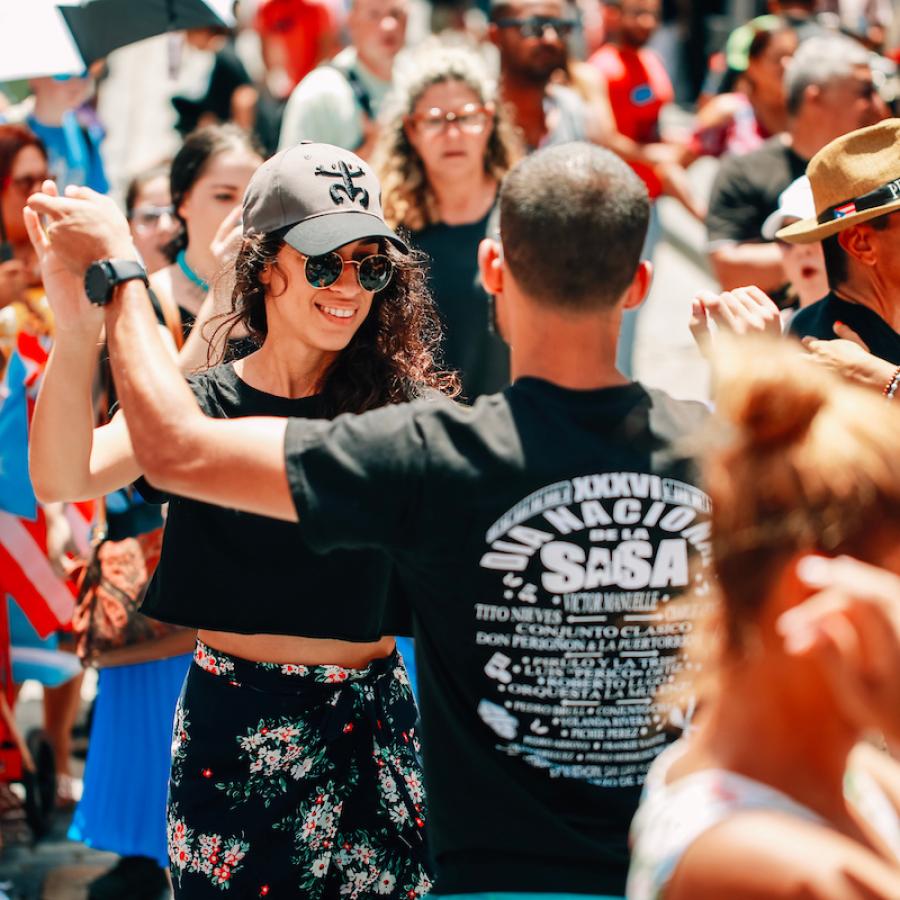 People dancing in Puerto Rico