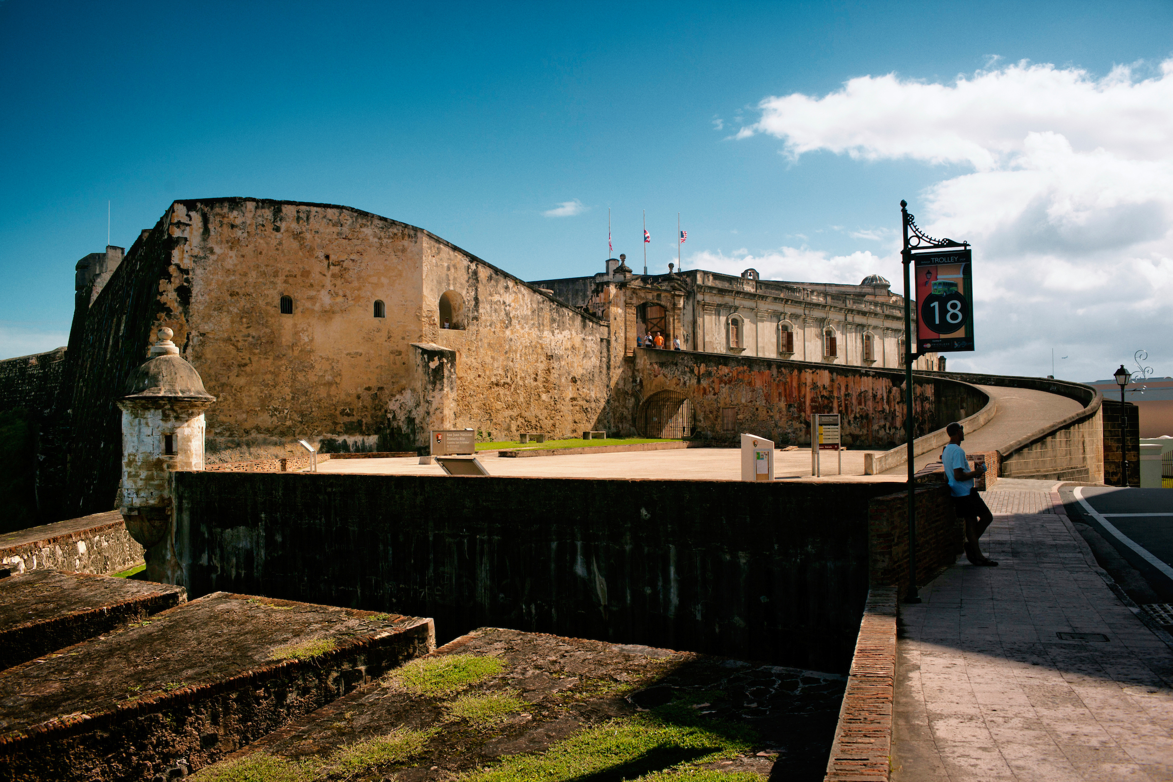 View of San Cristóbal fort.