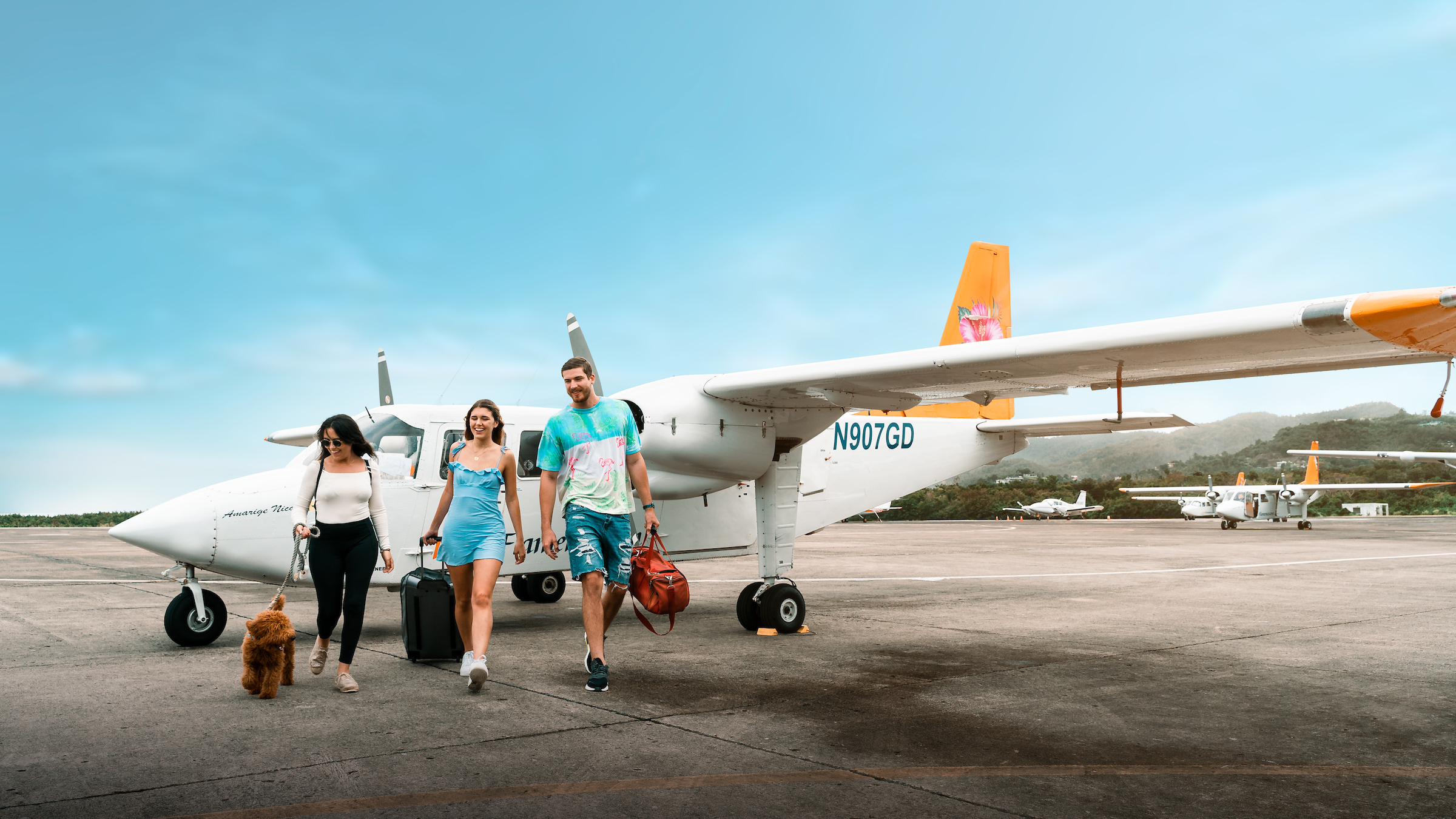 Volar a Culebra.