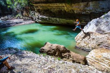 The Tanamá River in Utuado is an adventurer's playground.