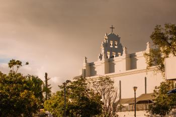 Colonial buildings in Coamo.