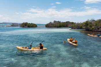 Kayaking at La Parguera in Lajas.