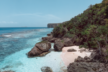 Beach at Mona Island 