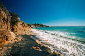 Black Sand Beach en Vieques.