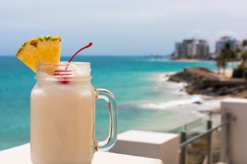 Pina Colada at the Vanderbilt Hotel