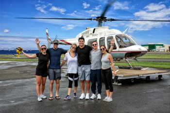 Helicopter tour of Puerto Rico