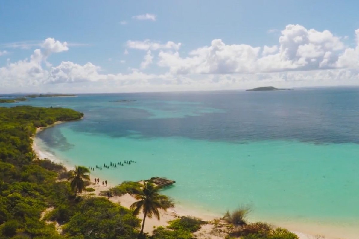 Icacos Island, located just off the coast of Fajardo