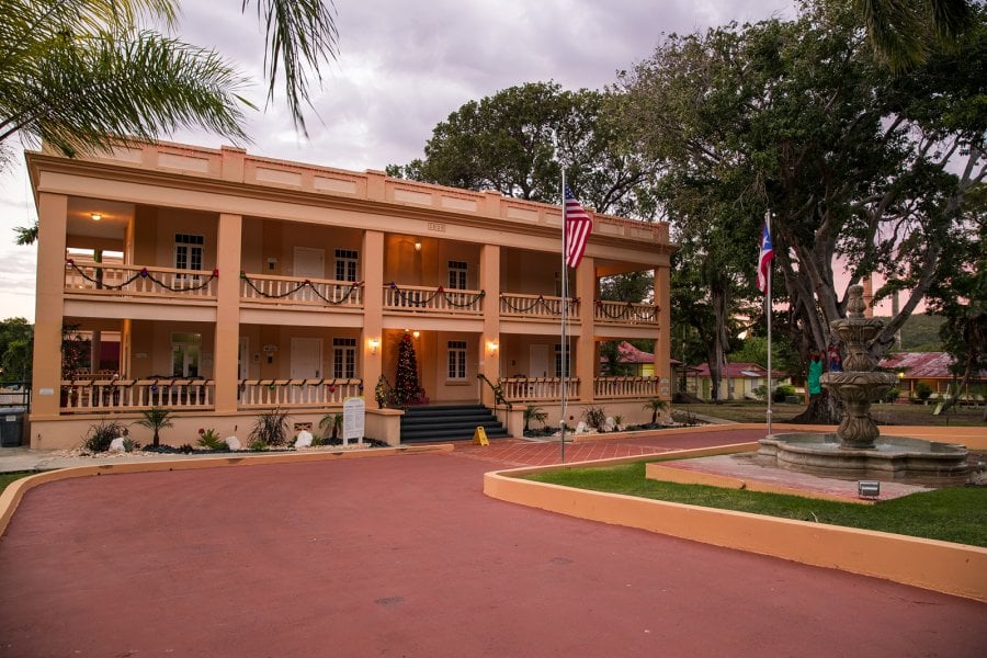 View of the historic Parador Guánica 1929.