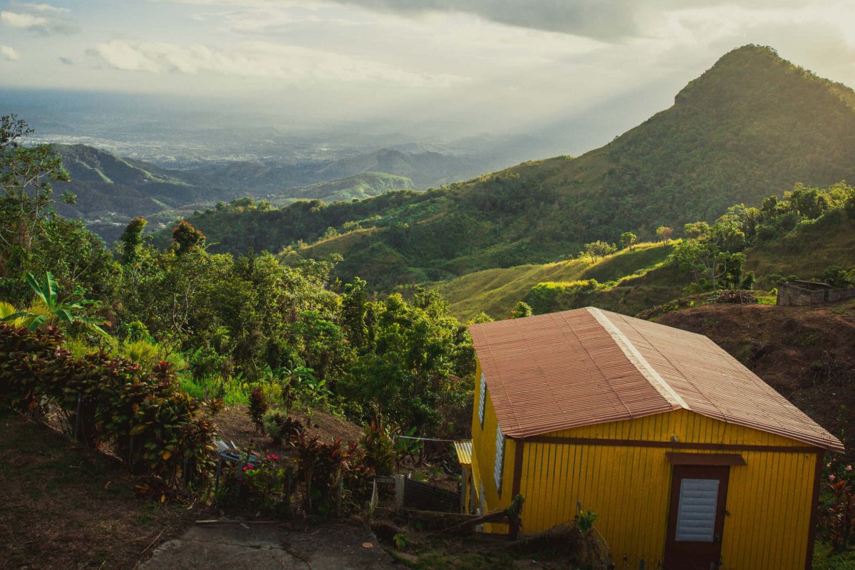 El impresionante paisaje de Yauco.