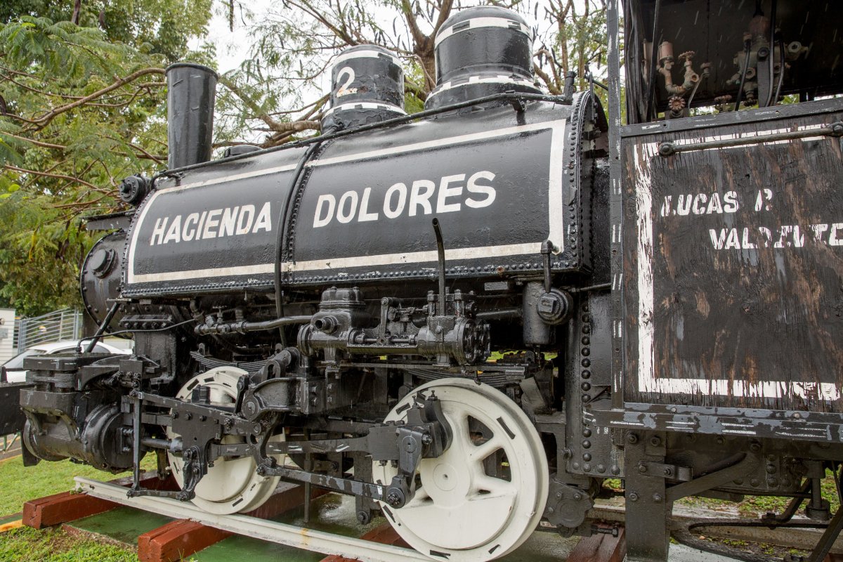 El tren histórico en Hacienda Dolores en Peñuelas