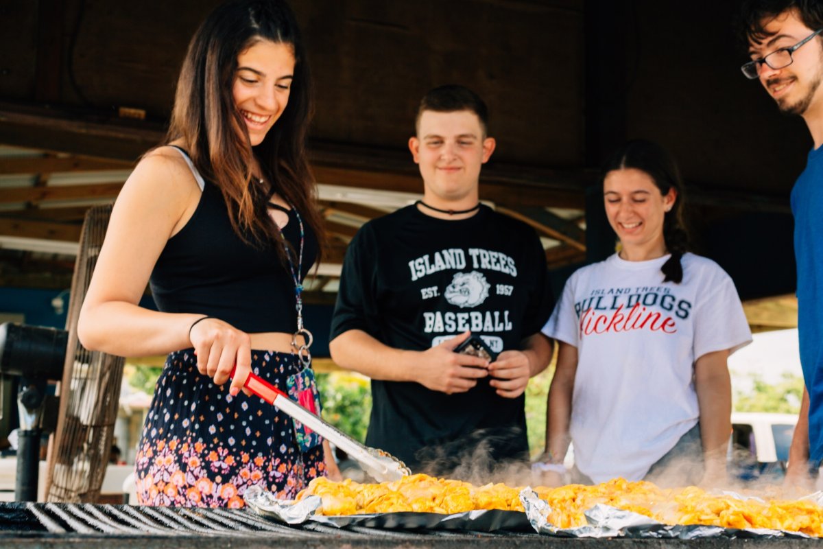 Youth and local fritters.