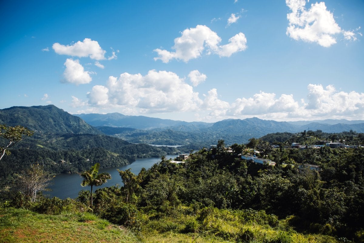 Panoramic view of Utuado.