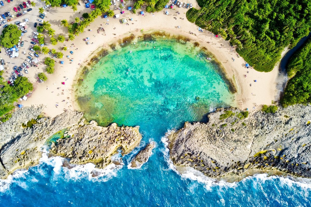 Aerial view of Mar Chiquita