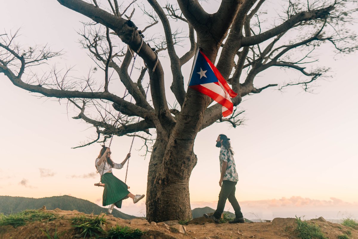 Tree with Flag