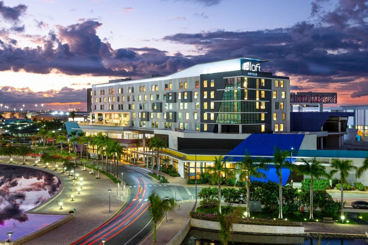 Outside view of the Aloft in San Juan