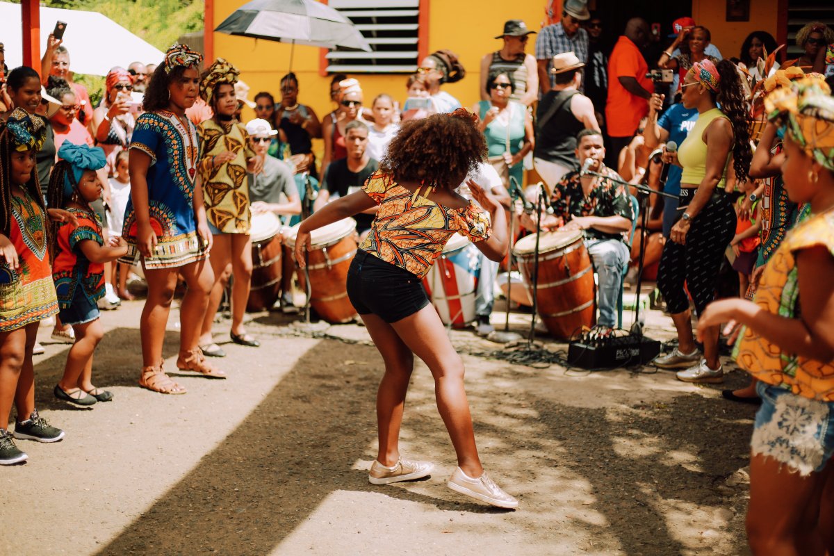 Bomba dancing in Loiza