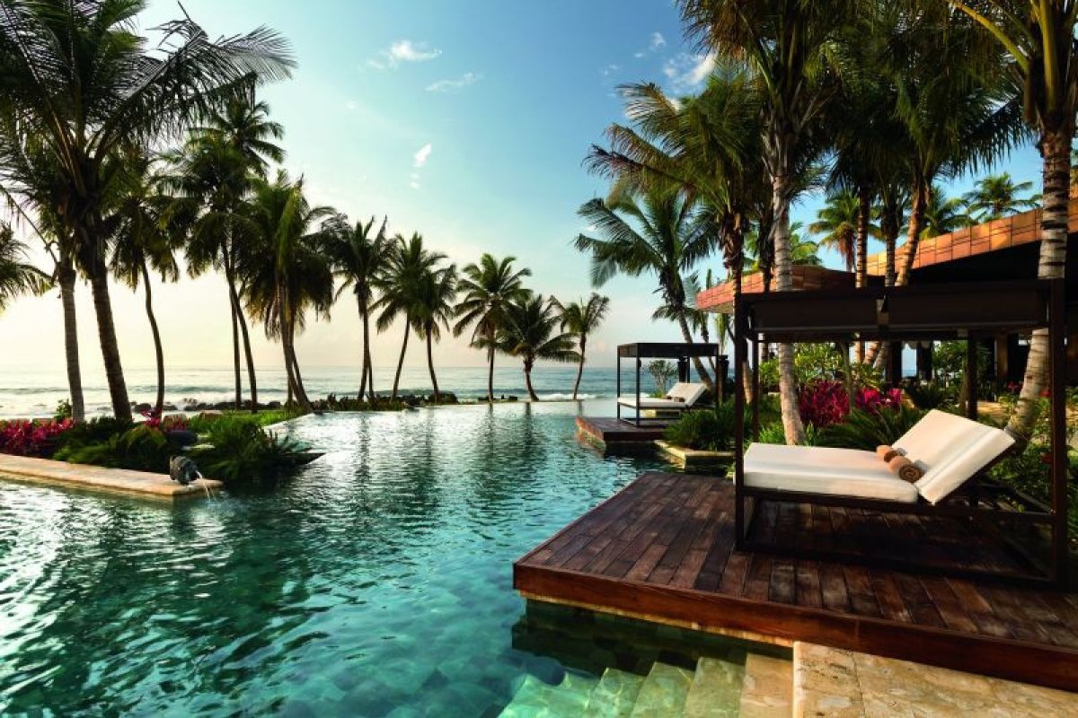 View of the pool at Dorado Beach, a Ritz Carlton Reserve