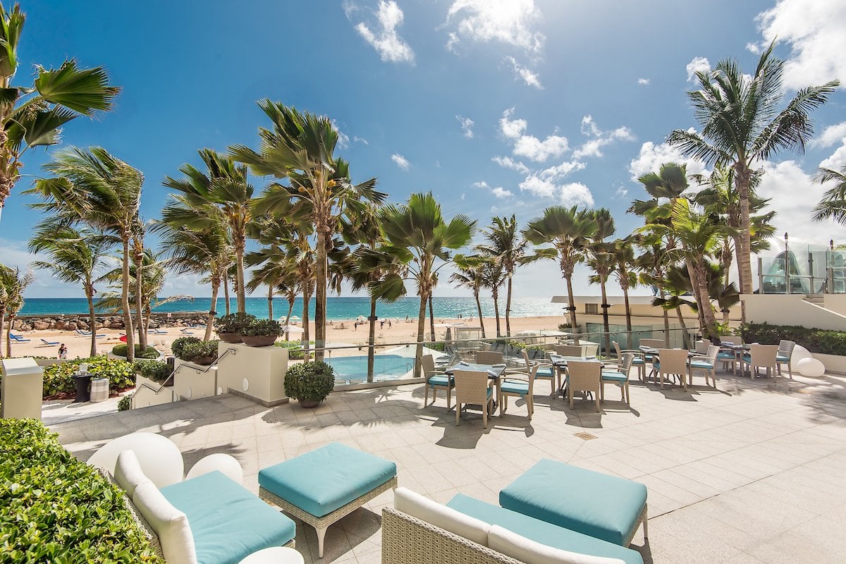 A view of the pool and ocean at La Concha, a Renaissance Resort