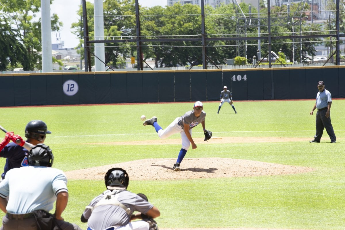 Baseball game in Puerto Rico.