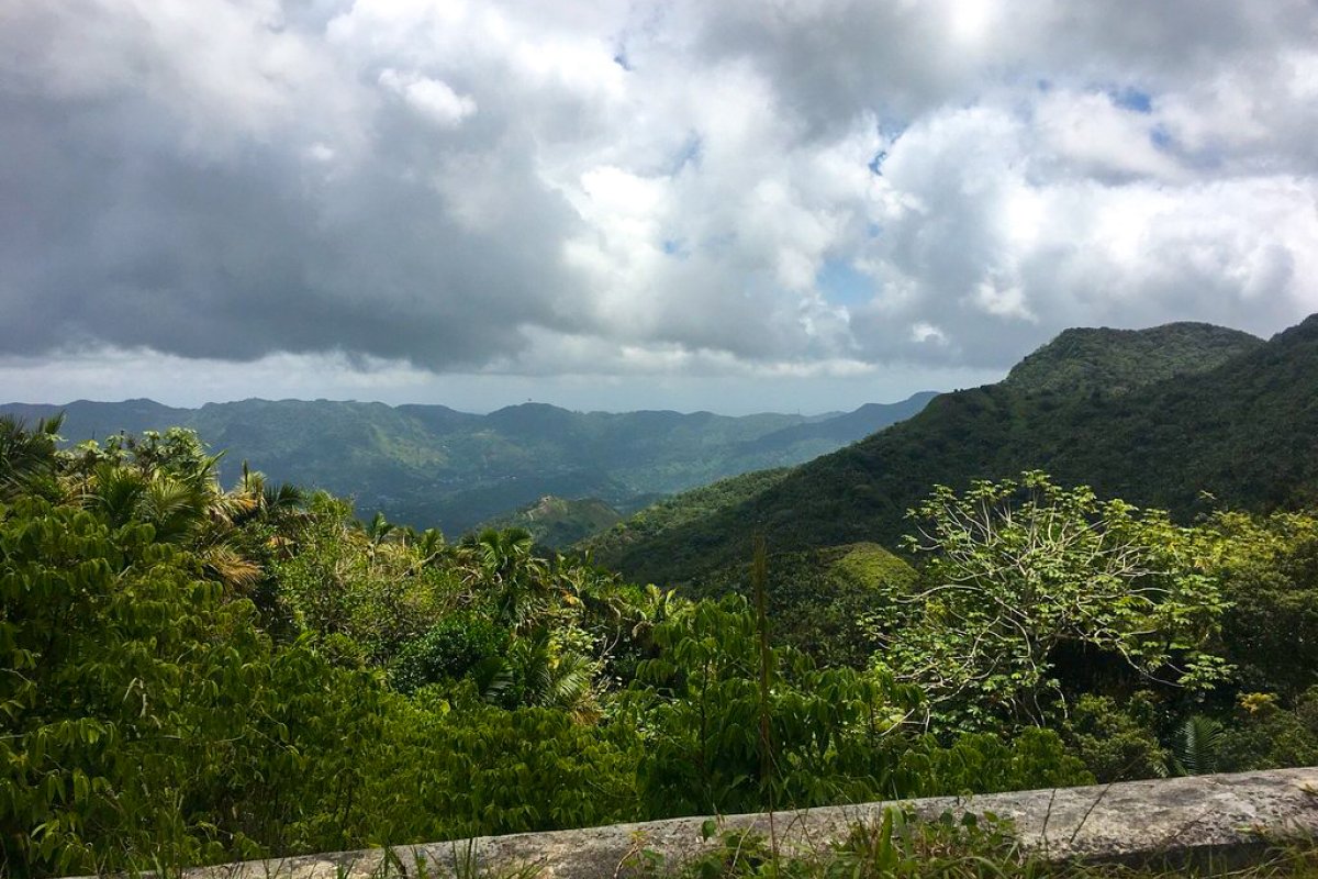 View of a mountain landscape