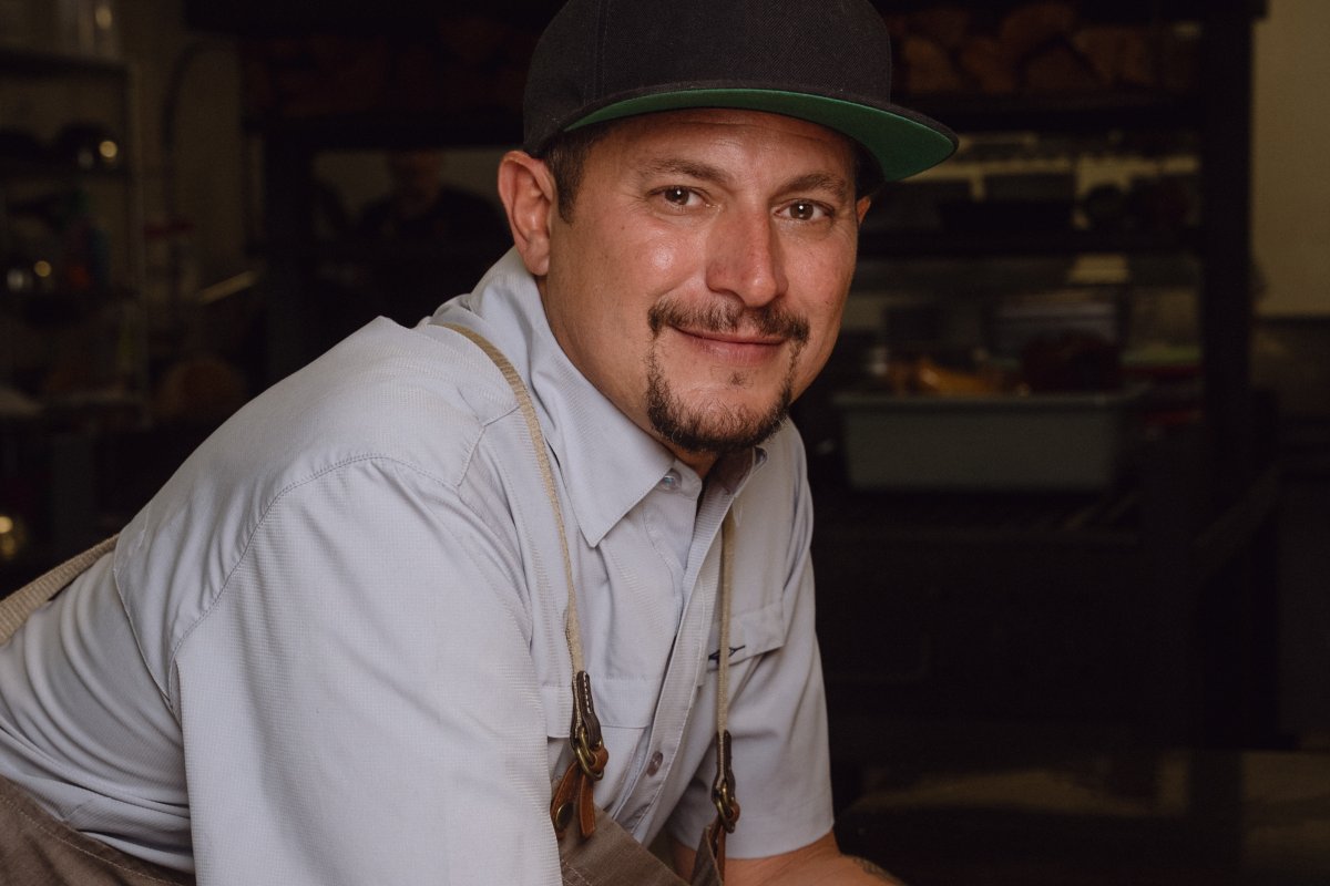 Horizontal picture of Chef René Marichal.