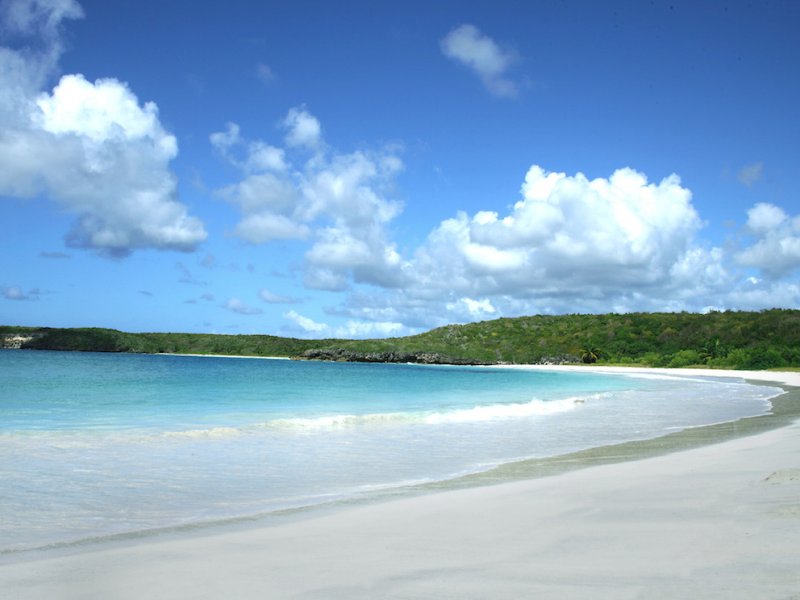 A beautiful deserted beach on the island of Vieques
