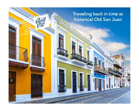 Postcard of Old San Juan.