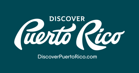 Discover Puerto Rico logo with web address - DiscoverPuertoRico.com