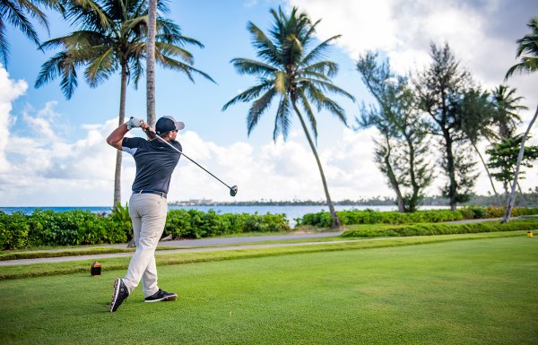 Golfing at Dorado beach resort