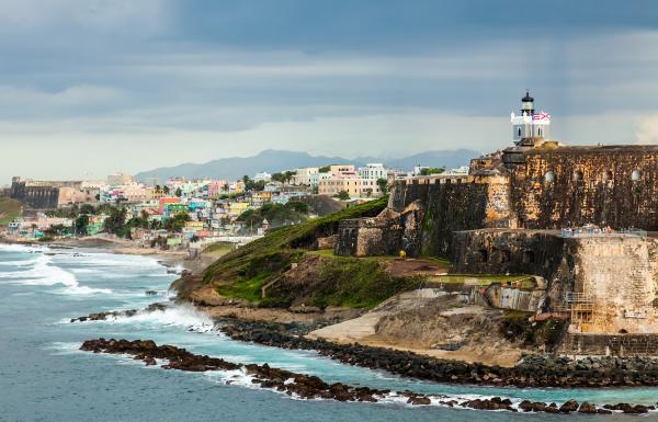 Aerial view of El Morro