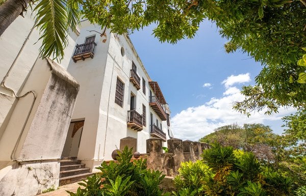 Vista exterior del Museo Casa Blanca, el ejemplo más antiguo de arquitectura española en los Estados Unidos y Puerto Rico.