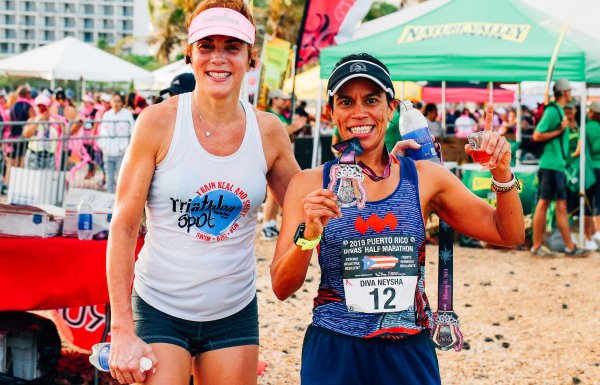 Marathon participants in Puerto Rico