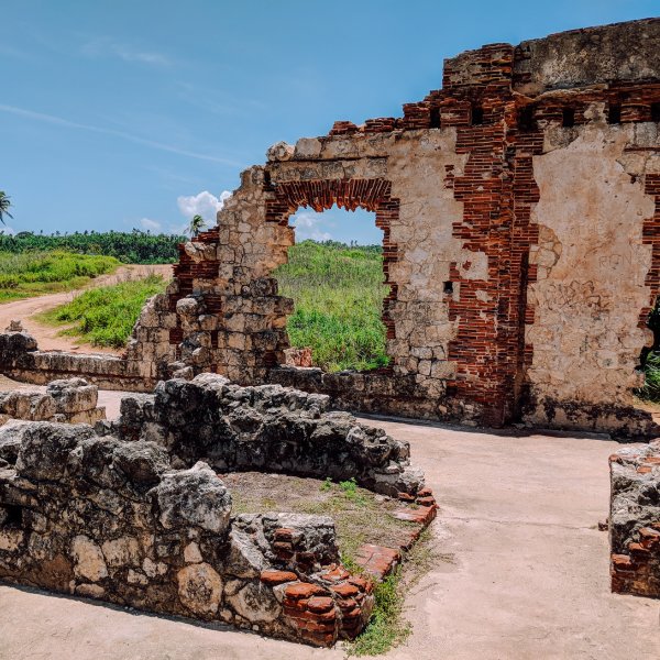 The lighthouse ruins at Punta Borinquen