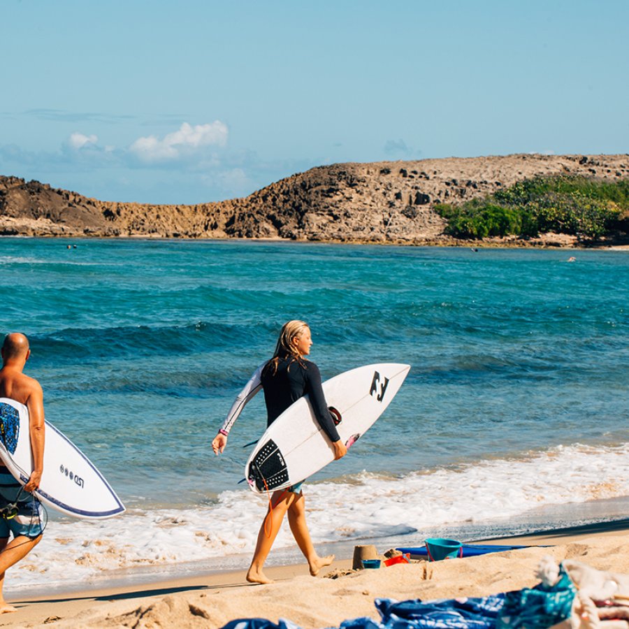 Surfing at Jobos in Isabela