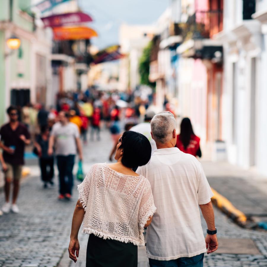 Take a stroll down historic Old San Juan streets and its many shopping options.