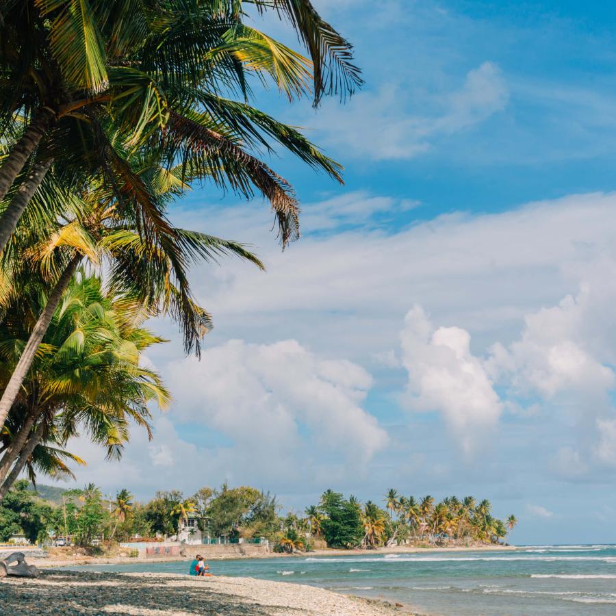 A gorgeous day at Inches Beach in Patillas 