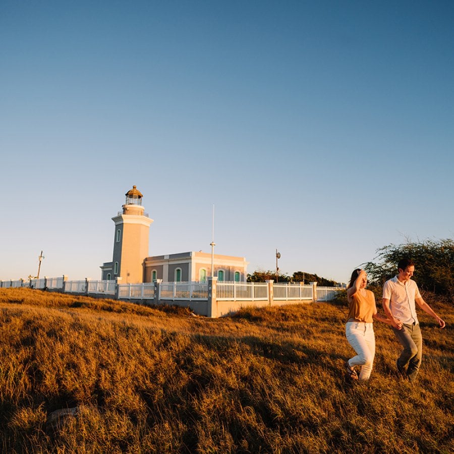 Faro Los Morrillos en Cabo Rojo.