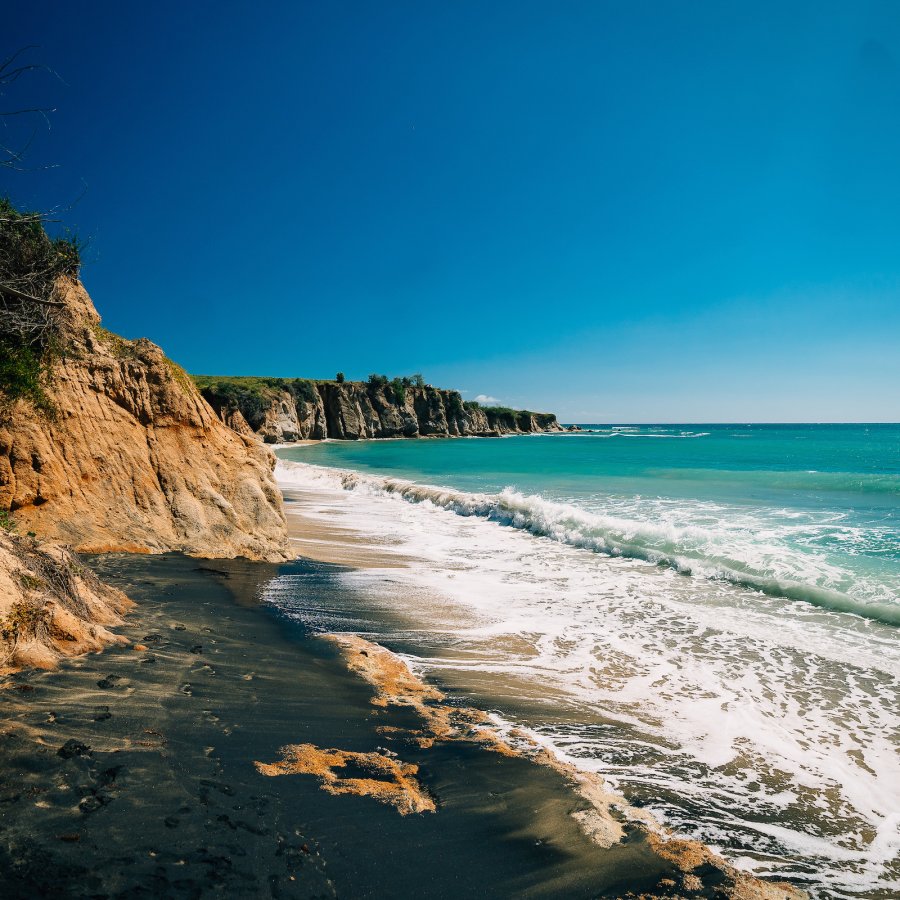 Black Sand Beach en Vieques.