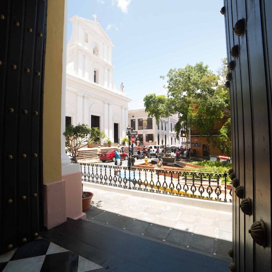 View from El Convento Hotel