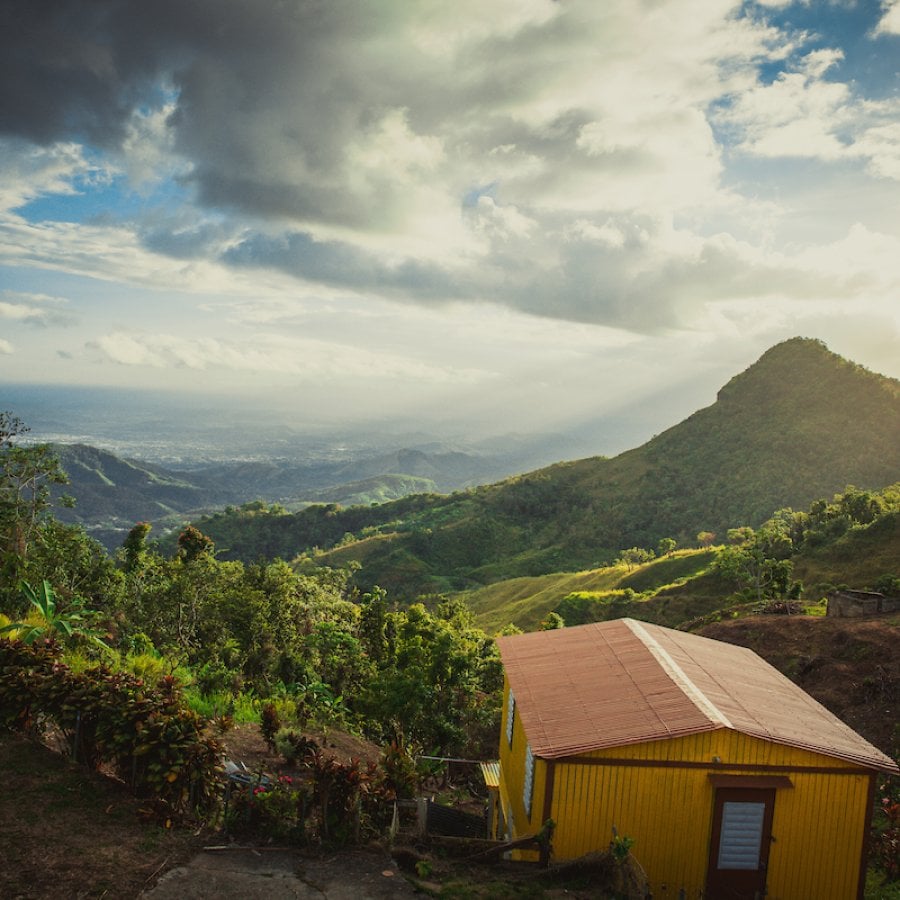 View of a Mountain in Yauco