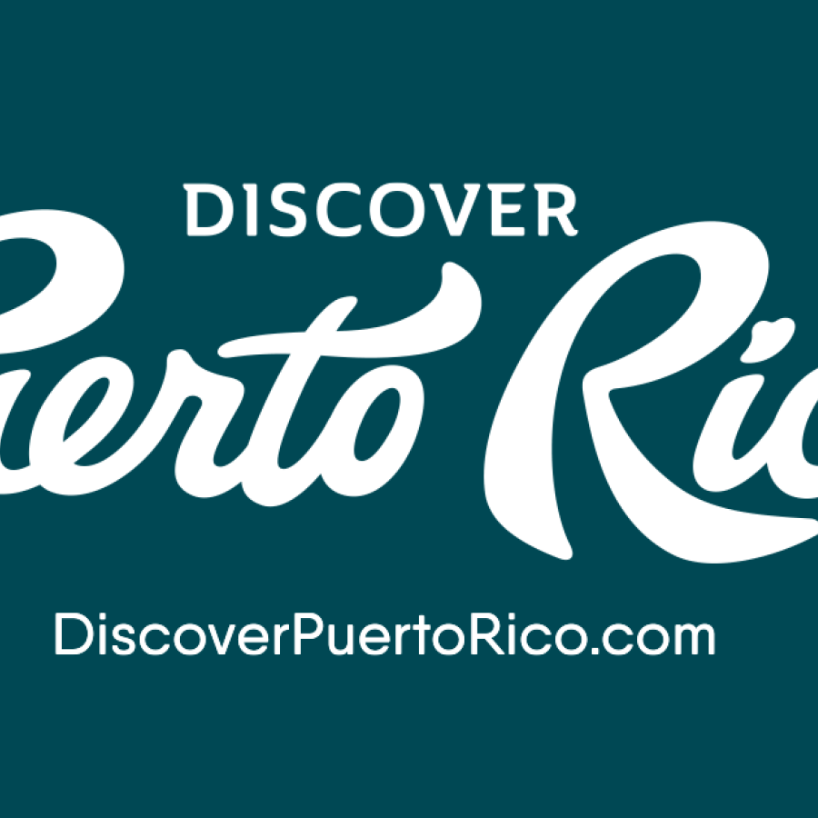 Discover Puerto Rico logo with web address - DiscoverPuertoRico.com