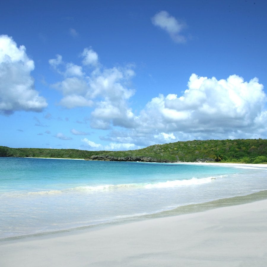 A beautiful deserted beach on the island of Vieques