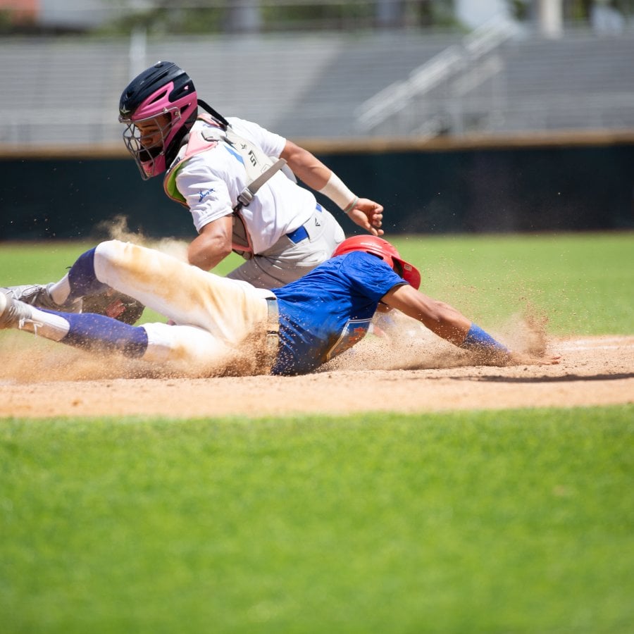 Dos jugadores de béisbol