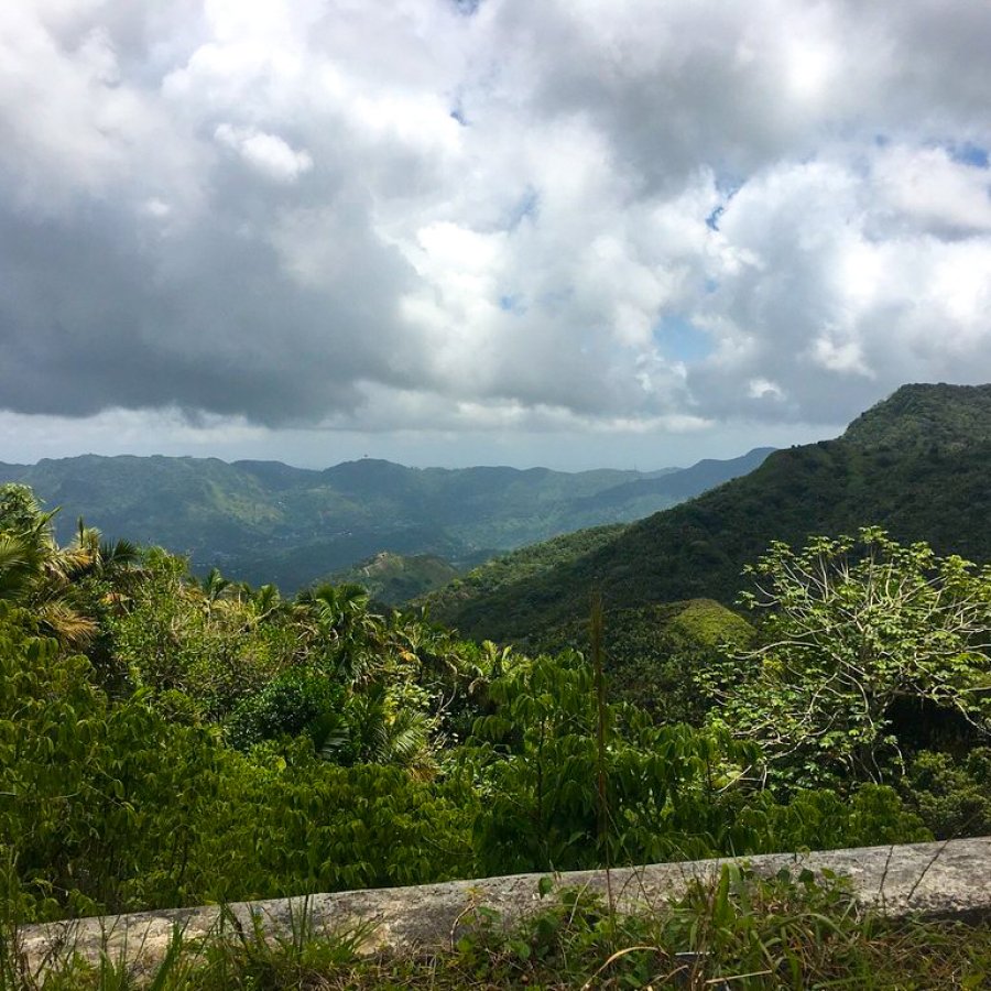 View of a mountain landscape