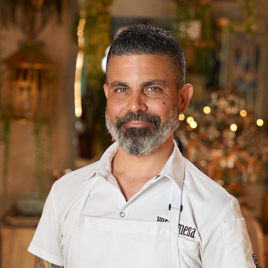 Portrait of Chef Gabriel Hernandez.