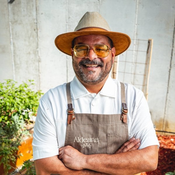 Chef Xavier Pacheco from Bacoa and Aldeana.